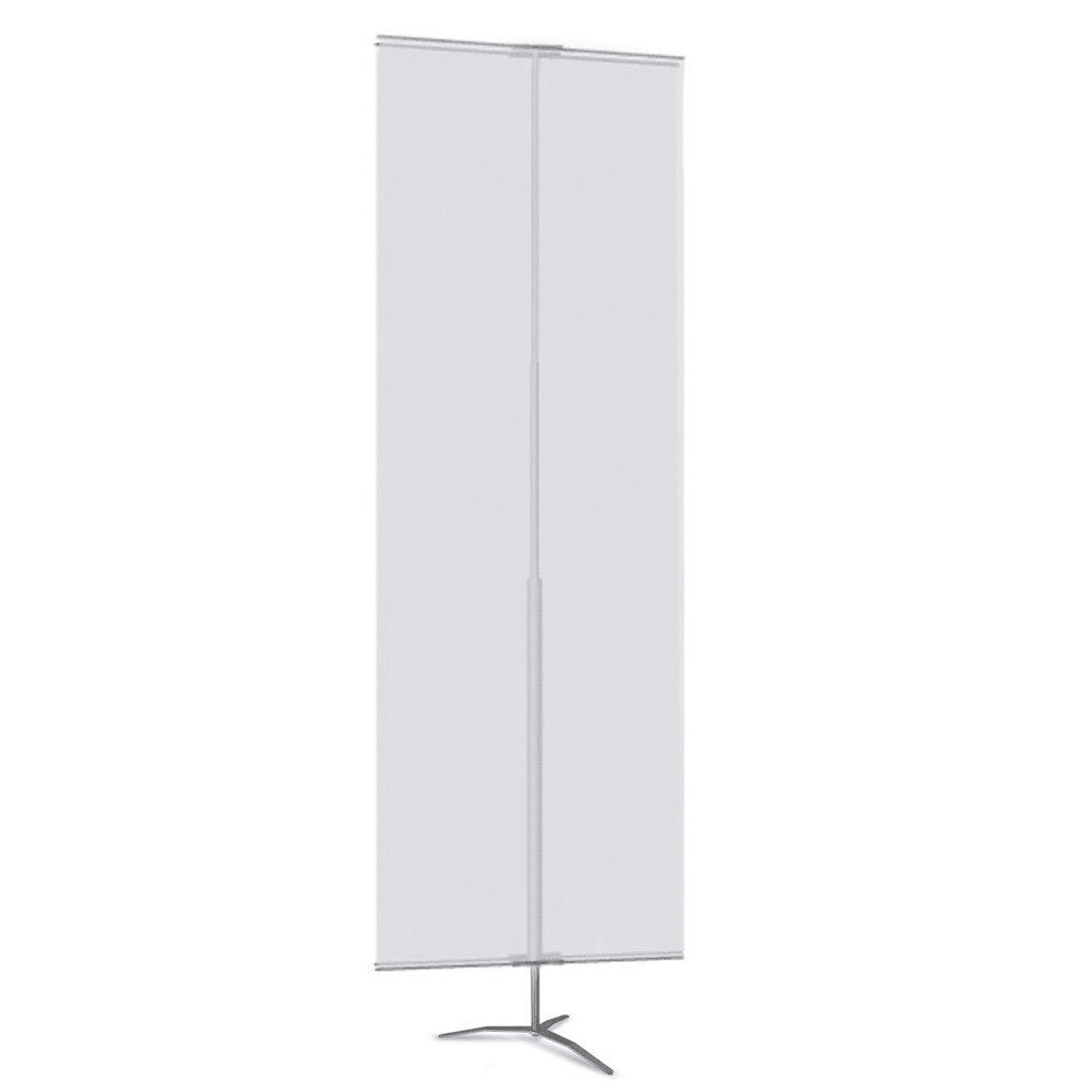 36 x 24 in. Large Classic Banner Stand Black Travel Base