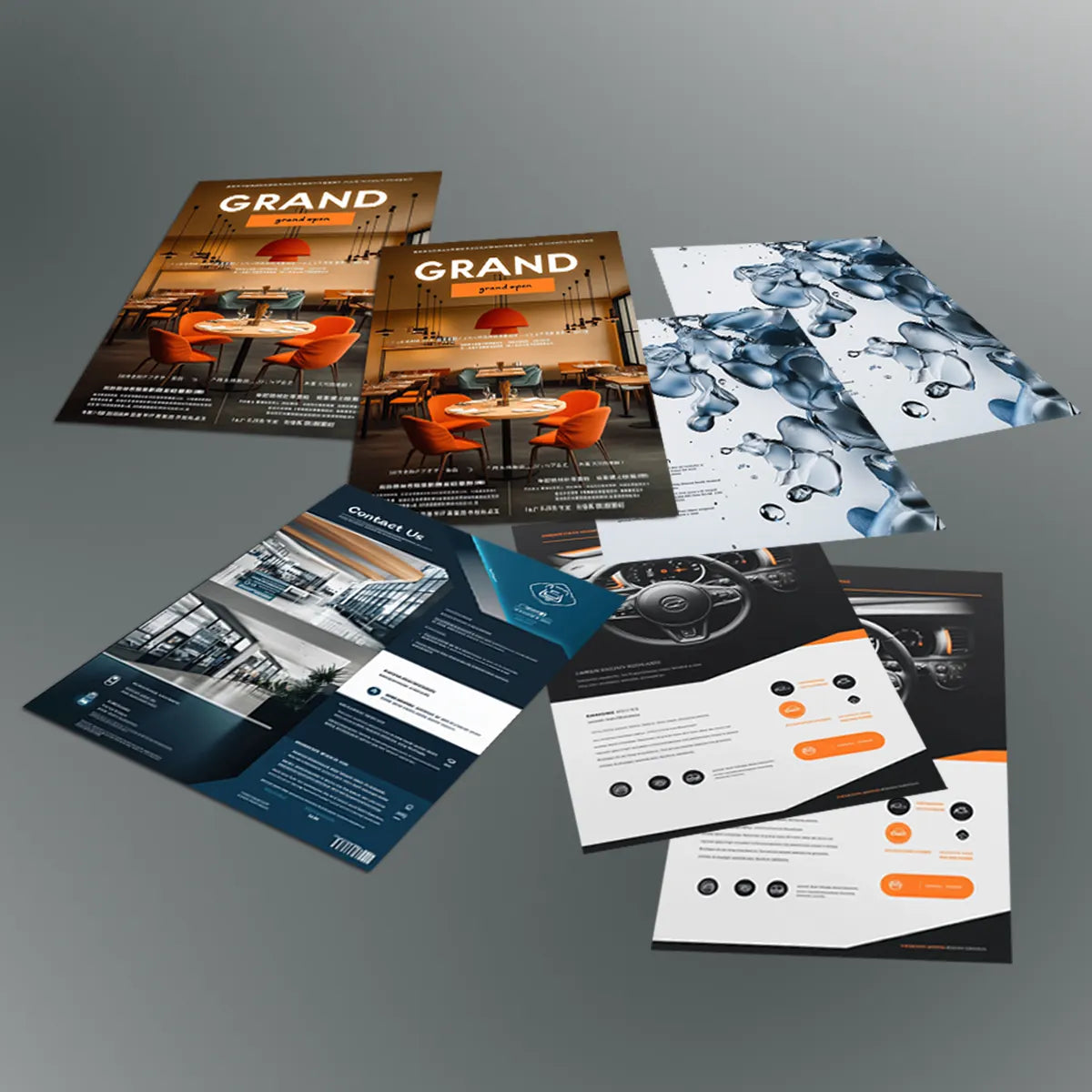 Flat Flyers & Brochures – Customizable & Professional