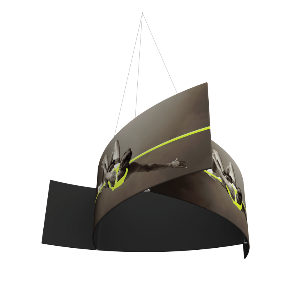 16ft x 3ft Formulate Master 3D Hanging Structure Pinwheel Double-Sided (Graphic Only)