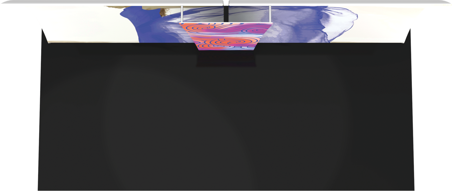 4ft x 8ft Formulate Backwall Connector 02 Tapered (Hardware Only)