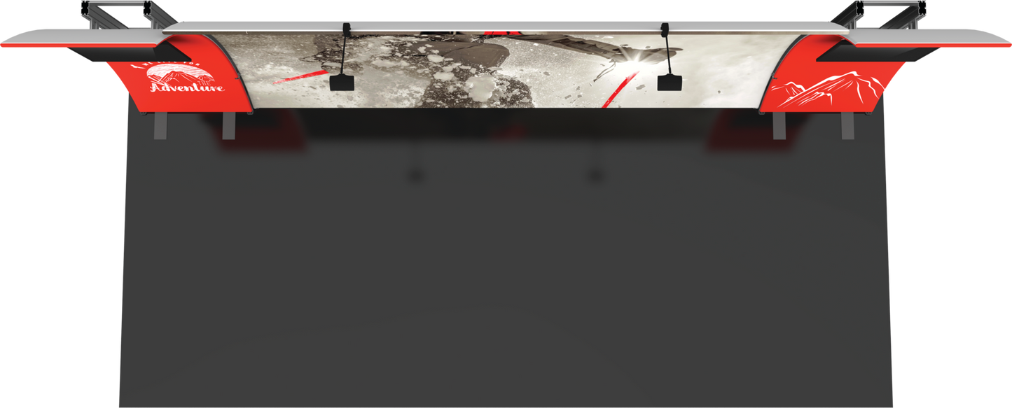 20ft Formulate Designer Series Kit 12 Fabric Backwall (Graphic Only)