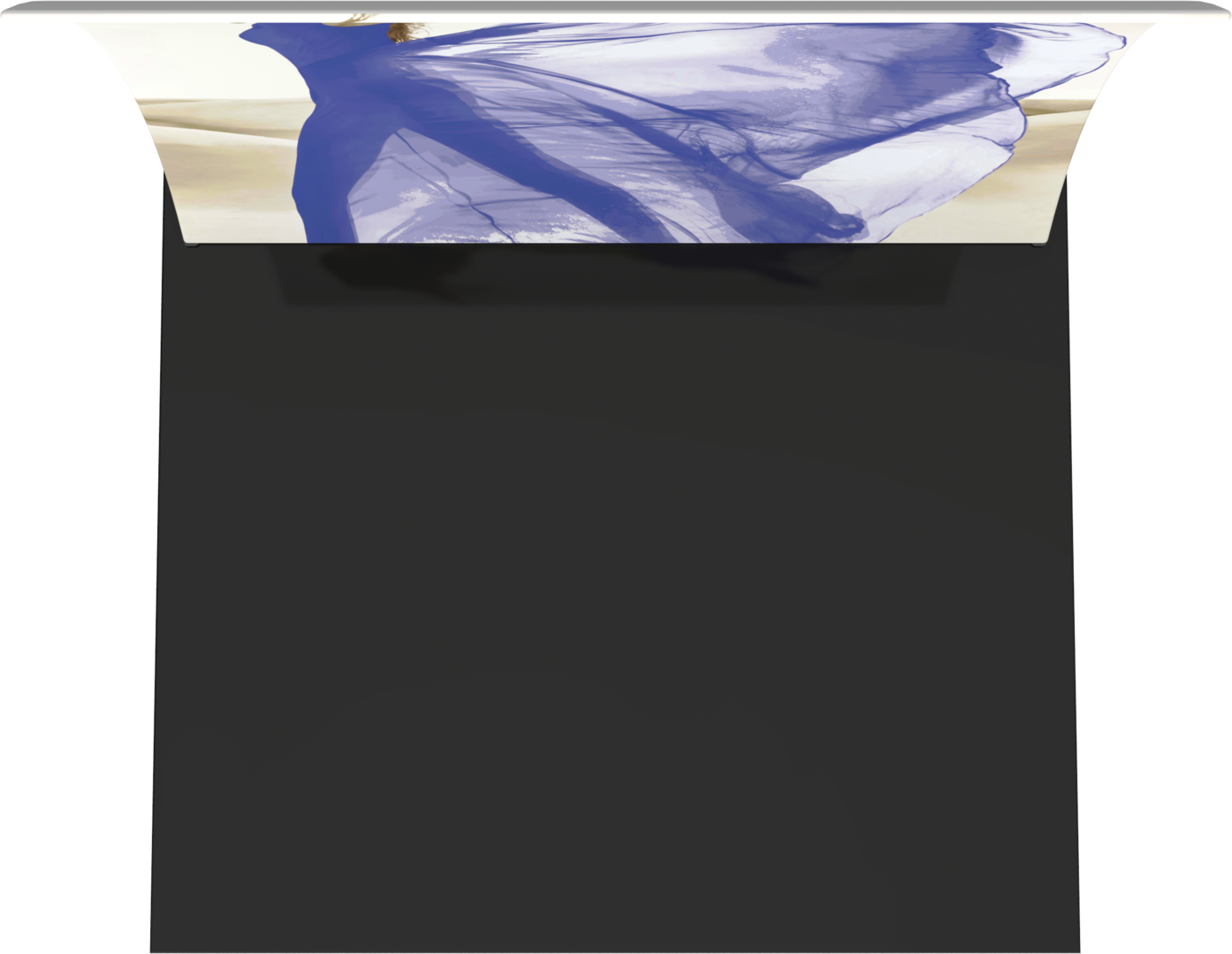 10ft x 8ft Formulate Master VC1 Vertical Curve Fabric Backwall Graphic w/ Backer (Graphic Only)