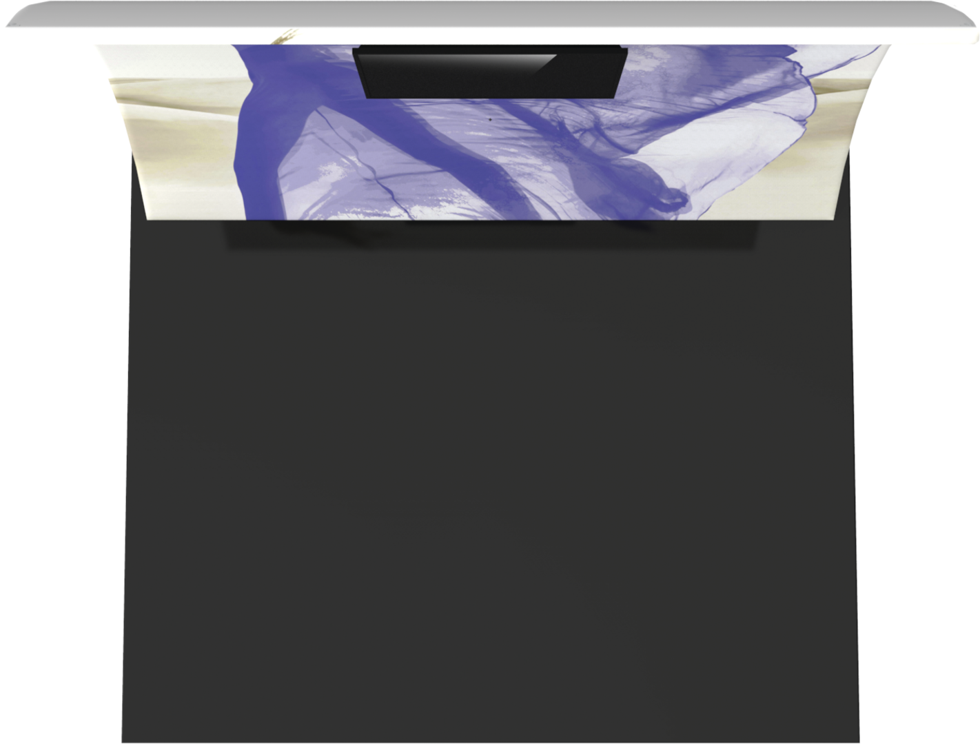 10ft x 8ft Formulate Master VC6 Vertical Curve Fabric Backwall Graphic w/ Backer (Graphic Package)