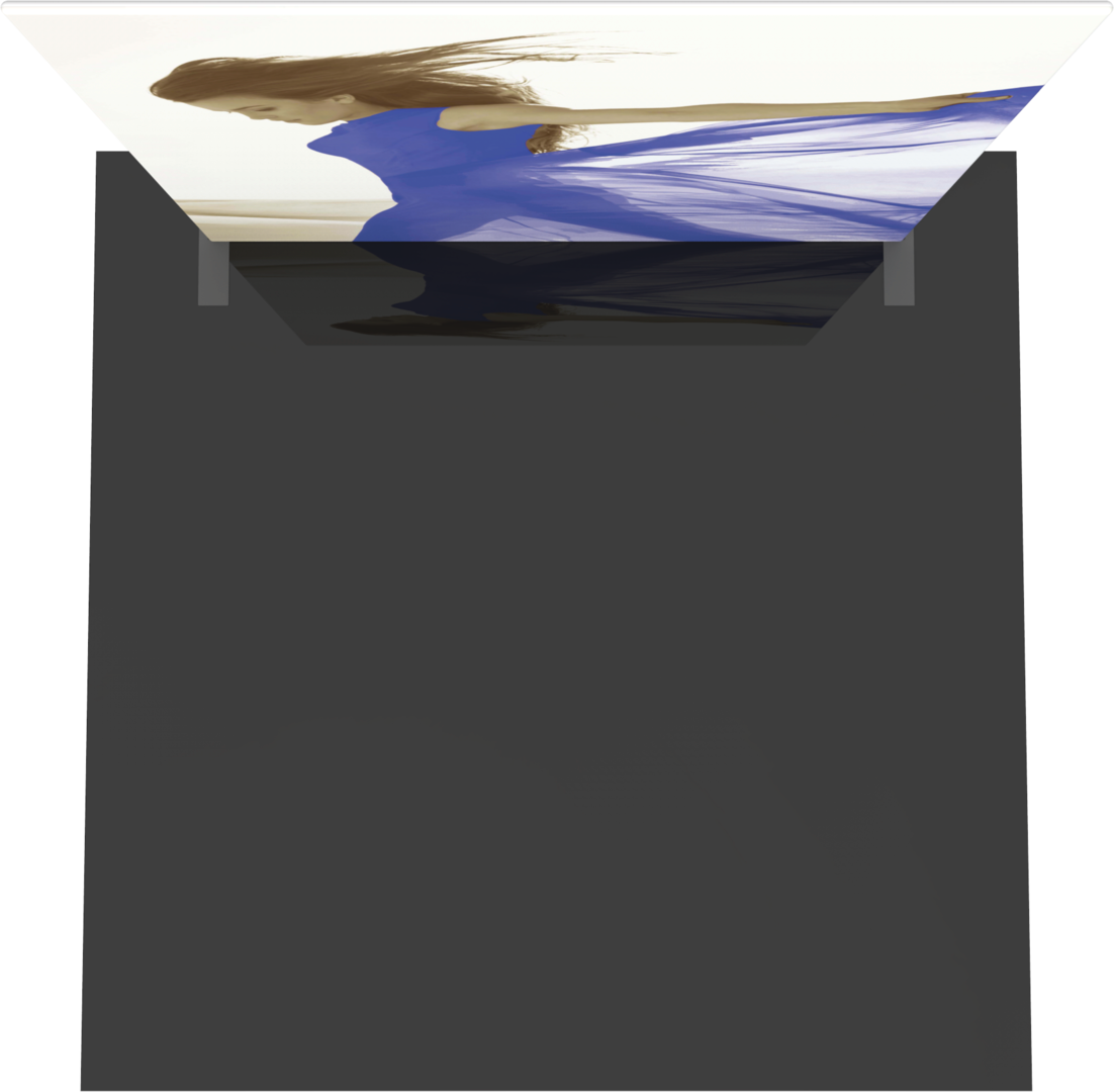 8ft x 10ft Formulate Master Straight Tall Fabric Backwall Single-Sided Graphic w/ Backer (Graphic Only)