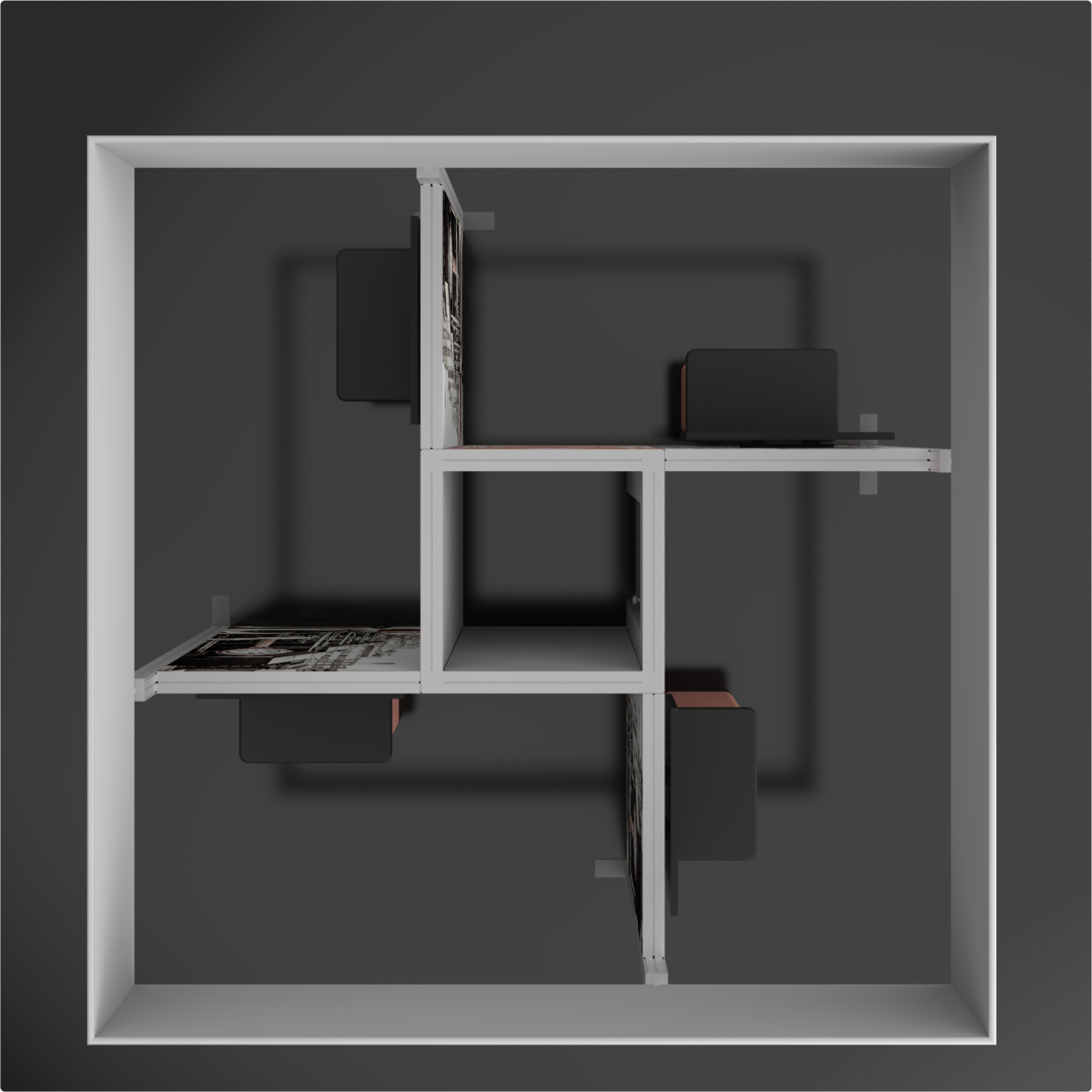 20ft x 20ft Hybrid Pro Modular Island Kit 26 (Hardware Only)