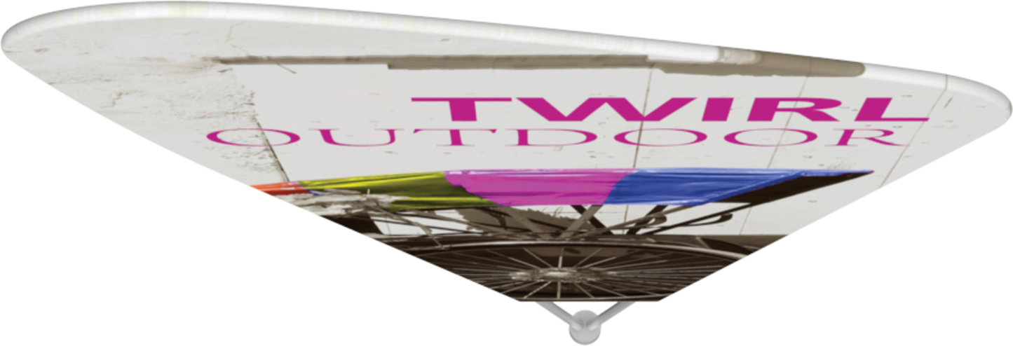 Twirl Outdoor Sign (Graphic Only)