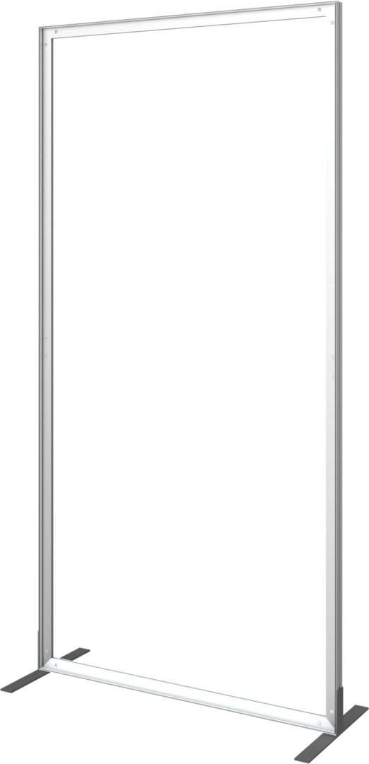 20ft x 8ft Vector Frame Rectangle 07 Fabric Banner Display Single-Sided Dye-Sub Fabric (Graphic Only)