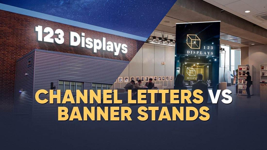 Channel Letters vs. Banner Stands: Which Display Solution Fits Your Brand Best?