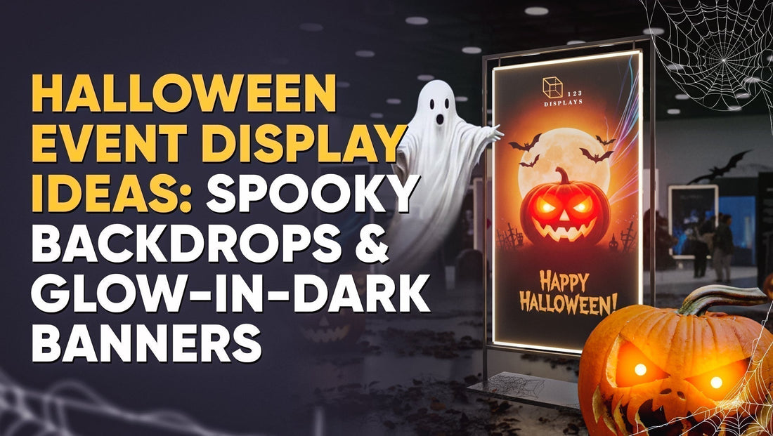 Halloween Event Display Ideas: Spooky Backdrops & Glow-in-Dark Banners