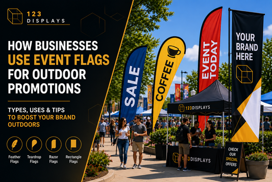 How Businesses Use Event Flags for Outdoor Promotions