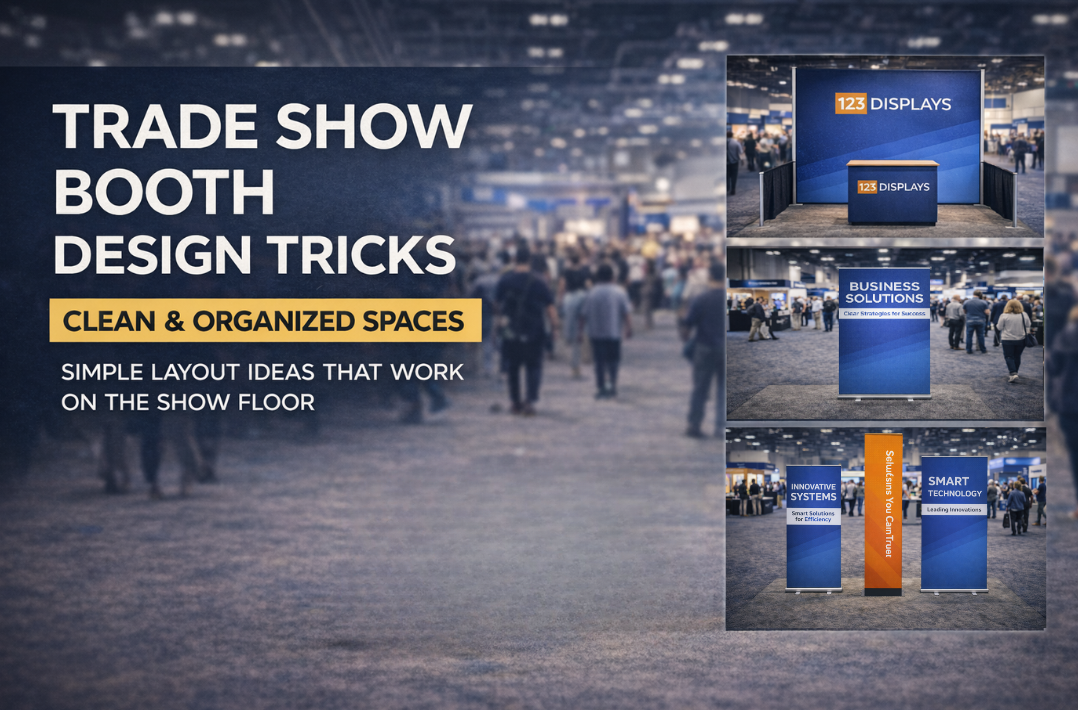 Simple Trade Show Design Tricks That Help Booths Look More Organized