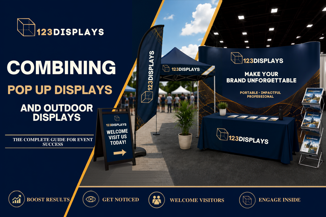 Pop Up Displays and Outdoor Displays: How to Combine Them for Events