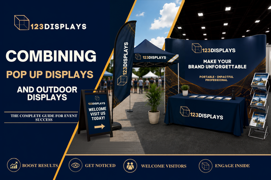 Pop Up Displays and Outdoor Displays: How to Combine Them for Events