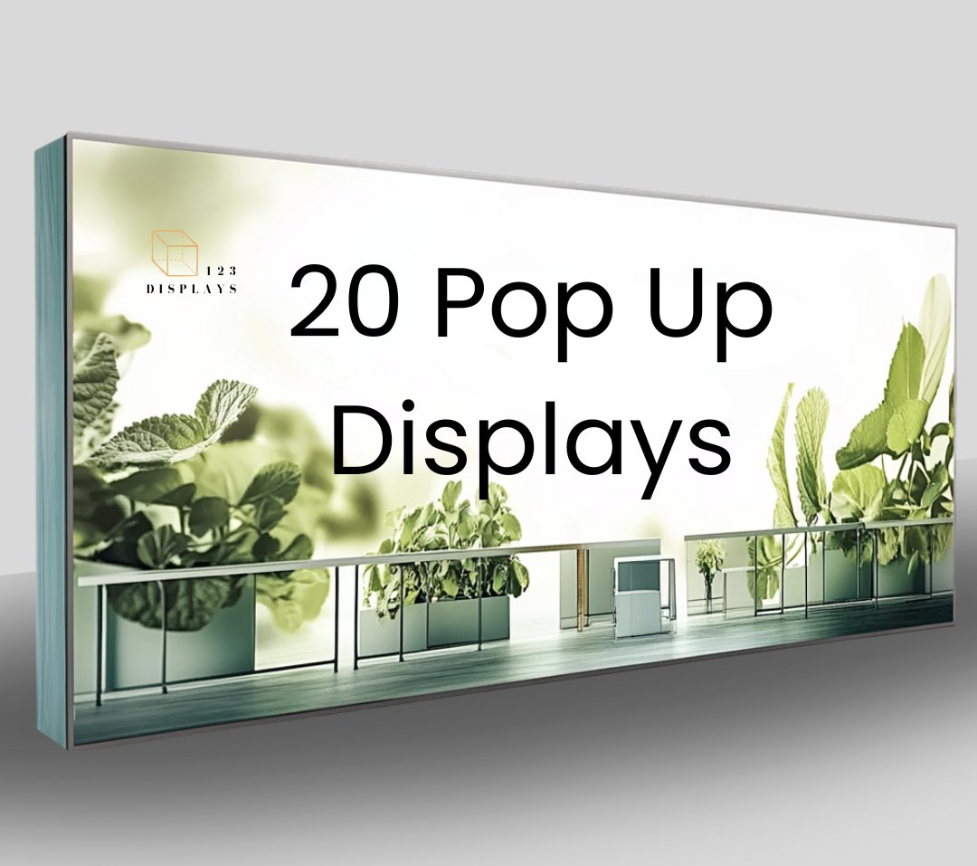 20' Pop-Up Displays – 123Displays
