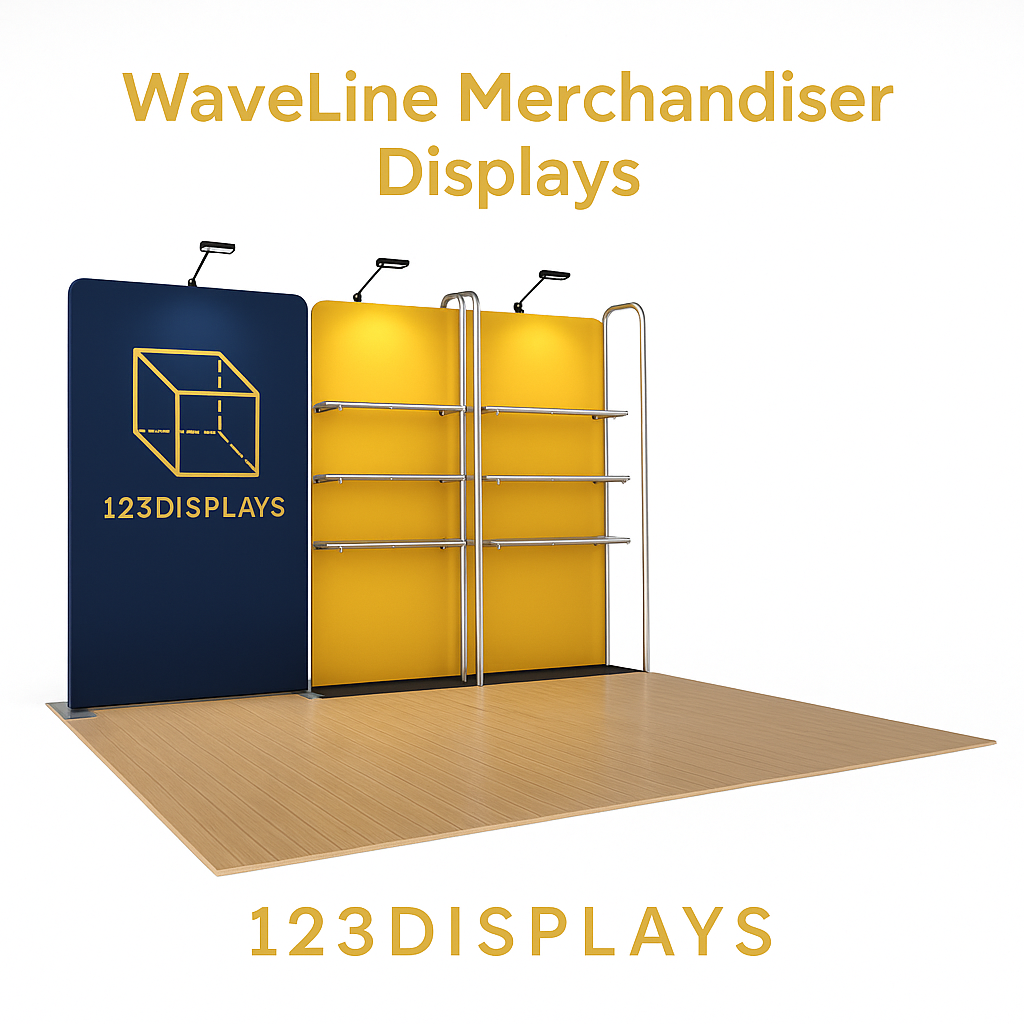WaveLine Merchandiser Displays & Exhibits | 123Displays