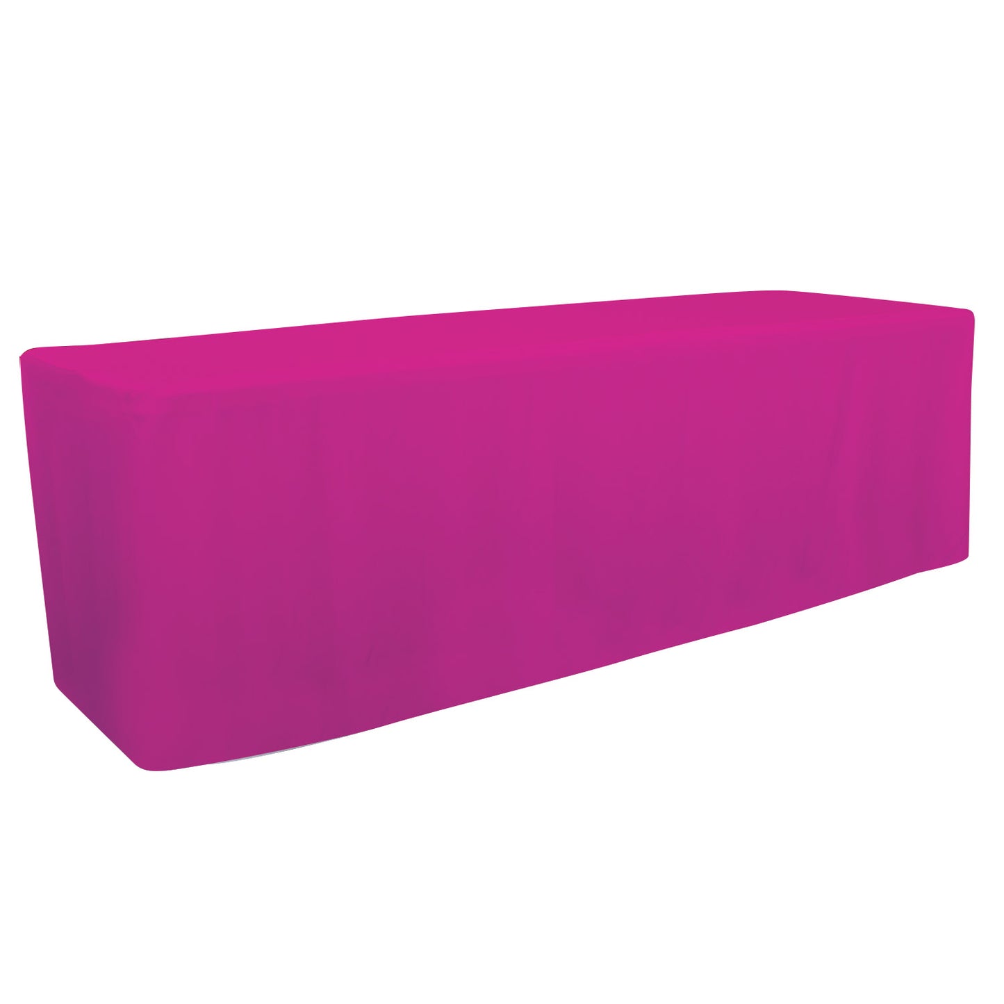 4' or 6' or 8' Fitted Table Throw (Unimprinted Clearance Colors)