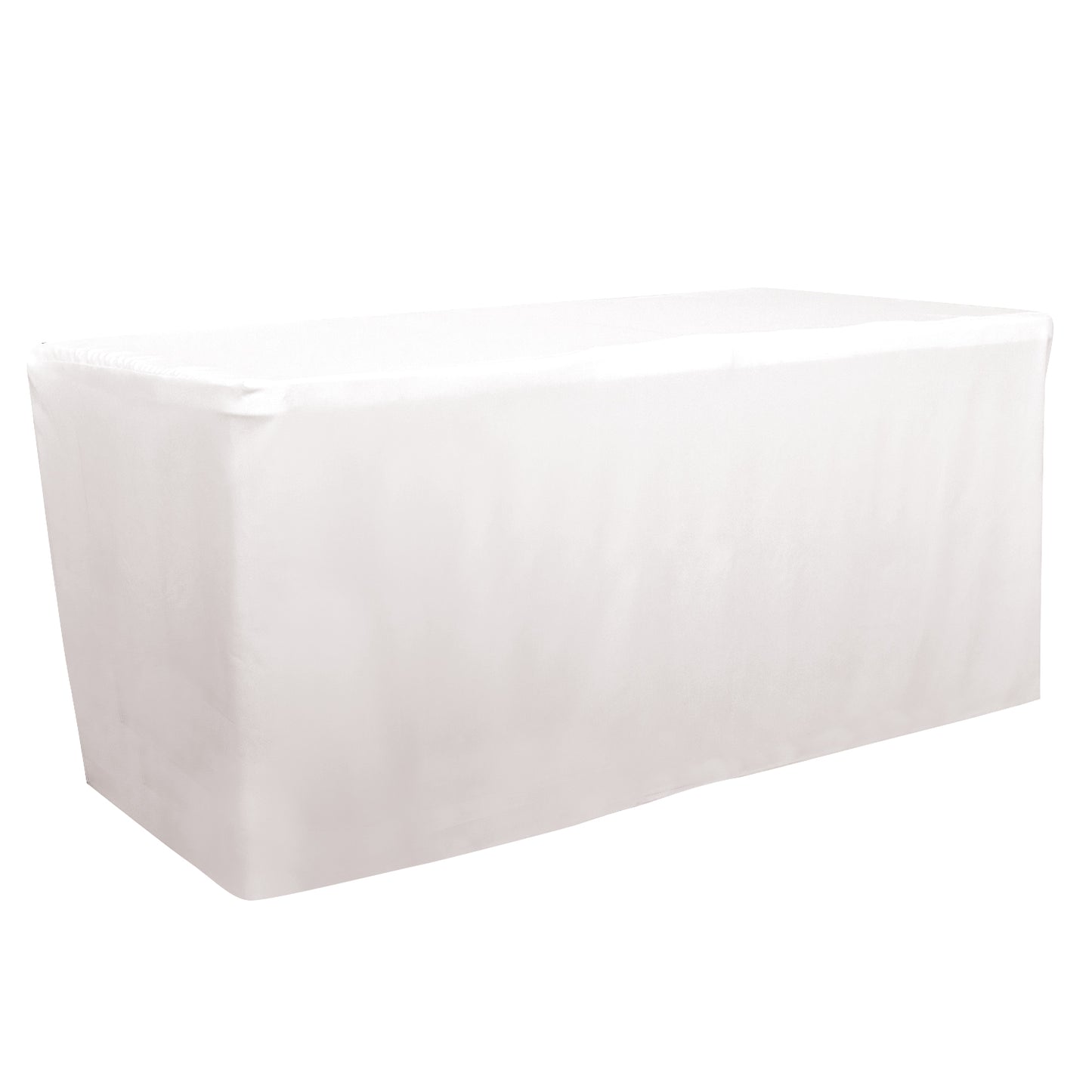 4' or 6' or 8' Fitted Table Throw (Unimprinted Clearance Colors)