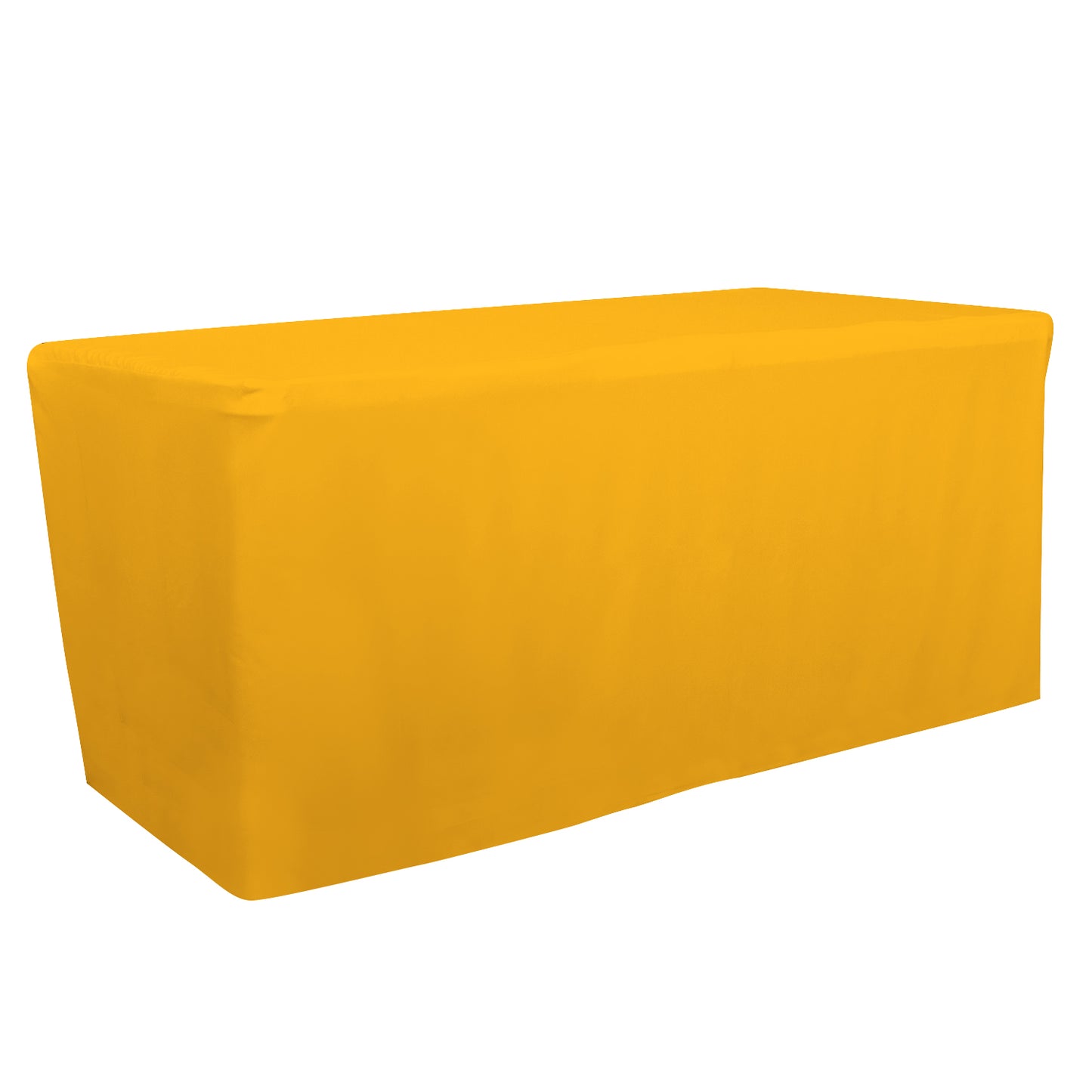 4' or 6' or 8' Fitted Table Throw (Unimprinted Clearance Colors)