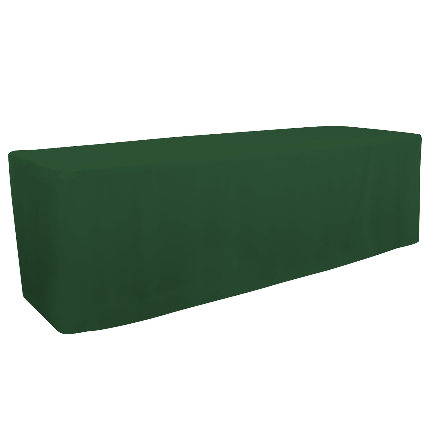 4' or 6' or 8' Fitted Table Throw (Unimprinted Clearance Colors)