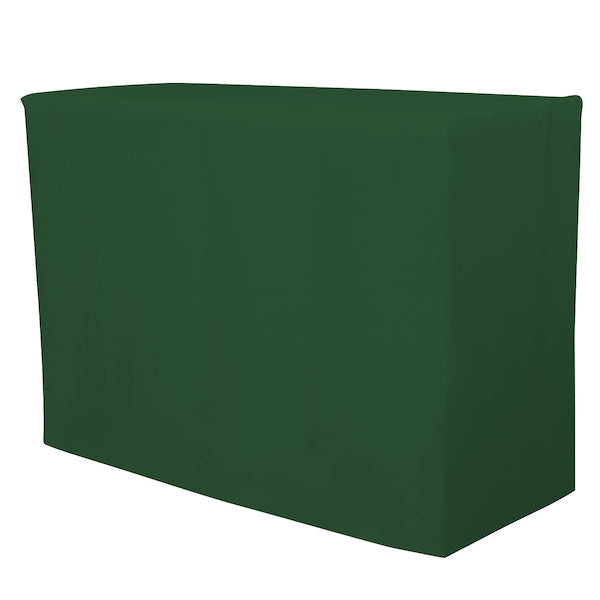 4' or 6' or 8' Fitted Table Throw (Unimprinted Clearance Colors)