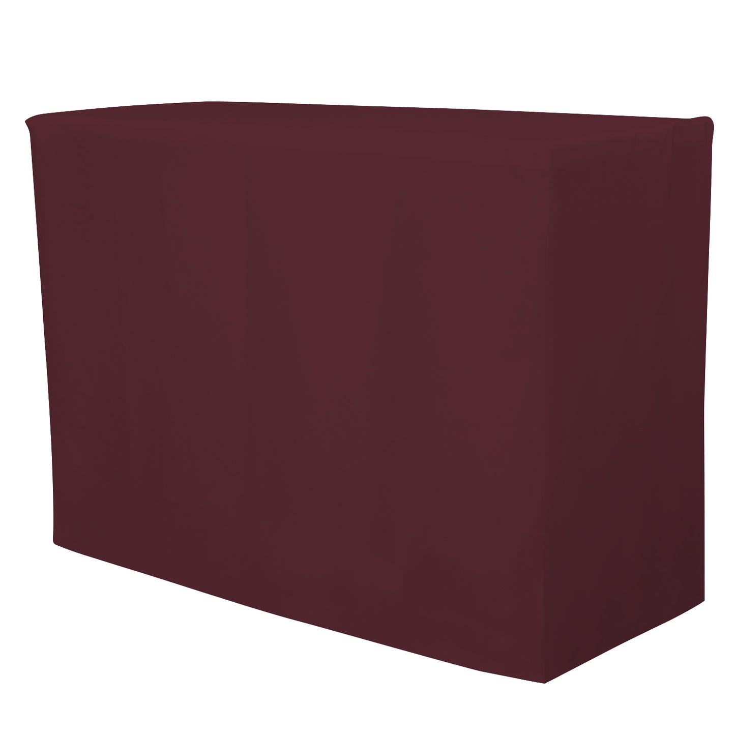 4' or 6' or 8' Fitted Table Throw (Unimprinted Clearance Colors)