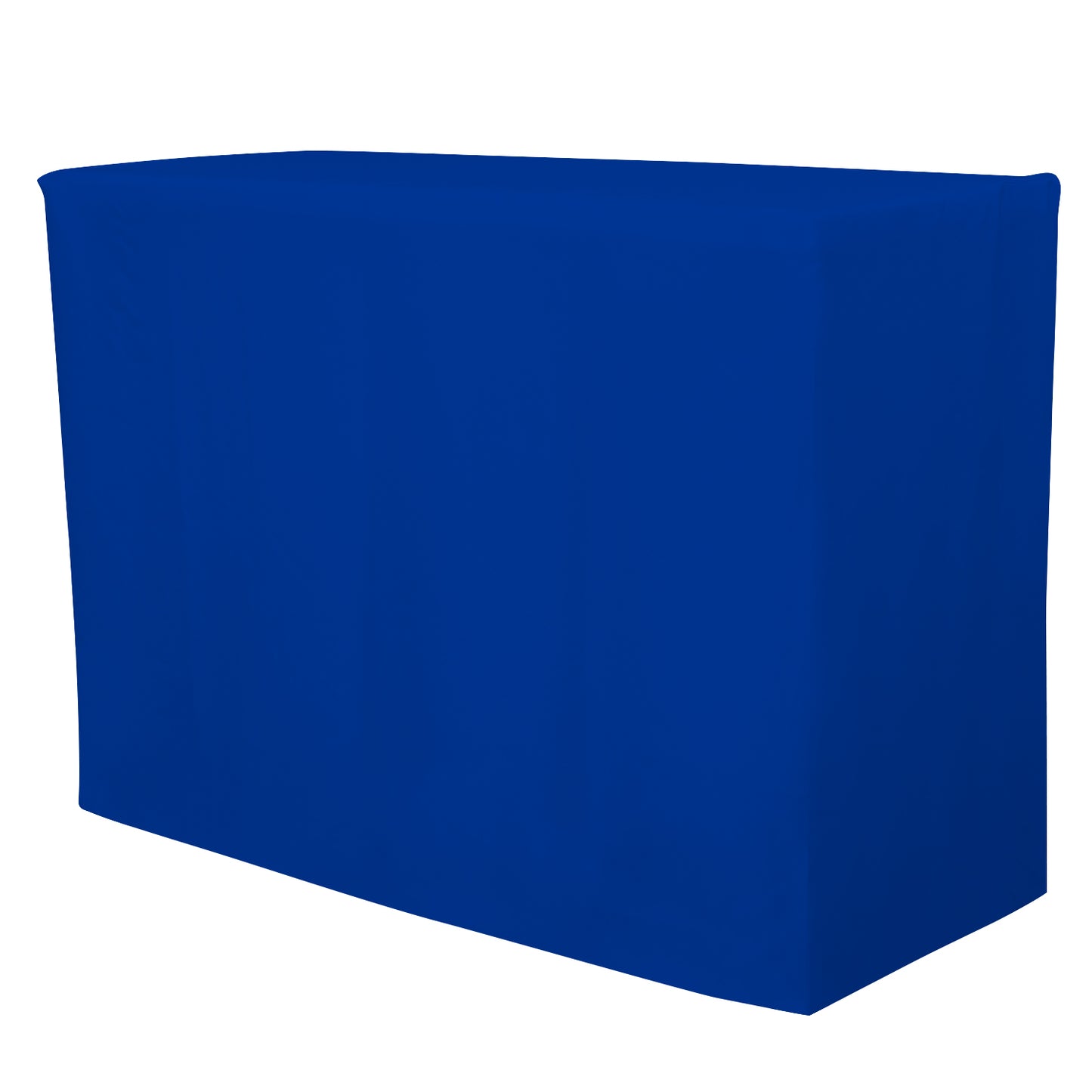 4' or 6' or 8' Fitted Table Throw (Unimprinted Clearance Colors)