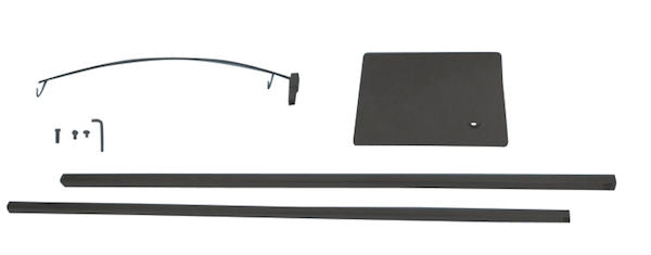 96" Curved Cantilever Banner Display Stand