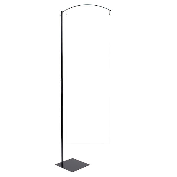 96" Curved Cantilever Banner Display Stand