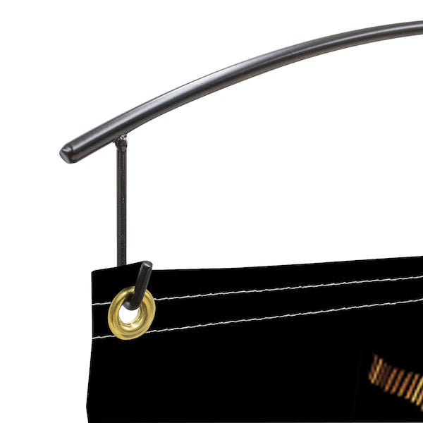 96" Curved Cantilever Banner Display Stand