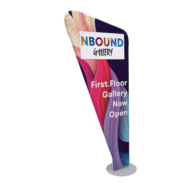 80"H EuroFit Angle Banner Display