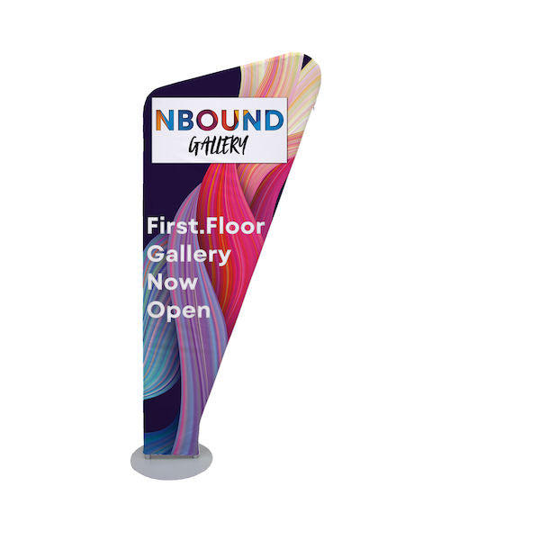 80"H EuroFit Angle Banner Display