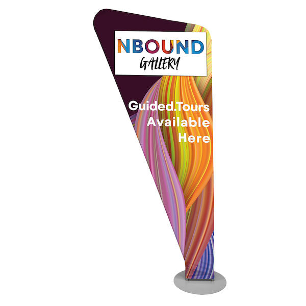 100"H EuroFit Angle Banner Display