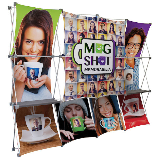 10ft x 7.5ft Deluxe GeoMetrix 12-Quad Presenter Kit