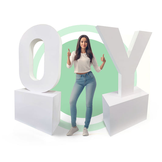 Free Standing PVC 3D Letters – Bold & Durable