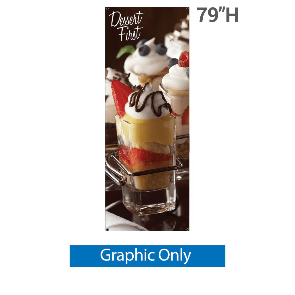 31.5 x 79 in. Large Econom-X Banner Stands