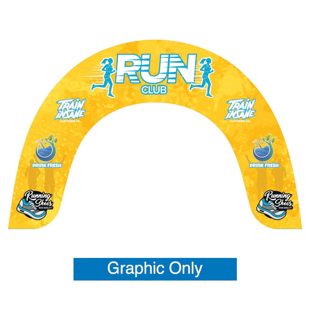 Falcon Archway Fabric Display