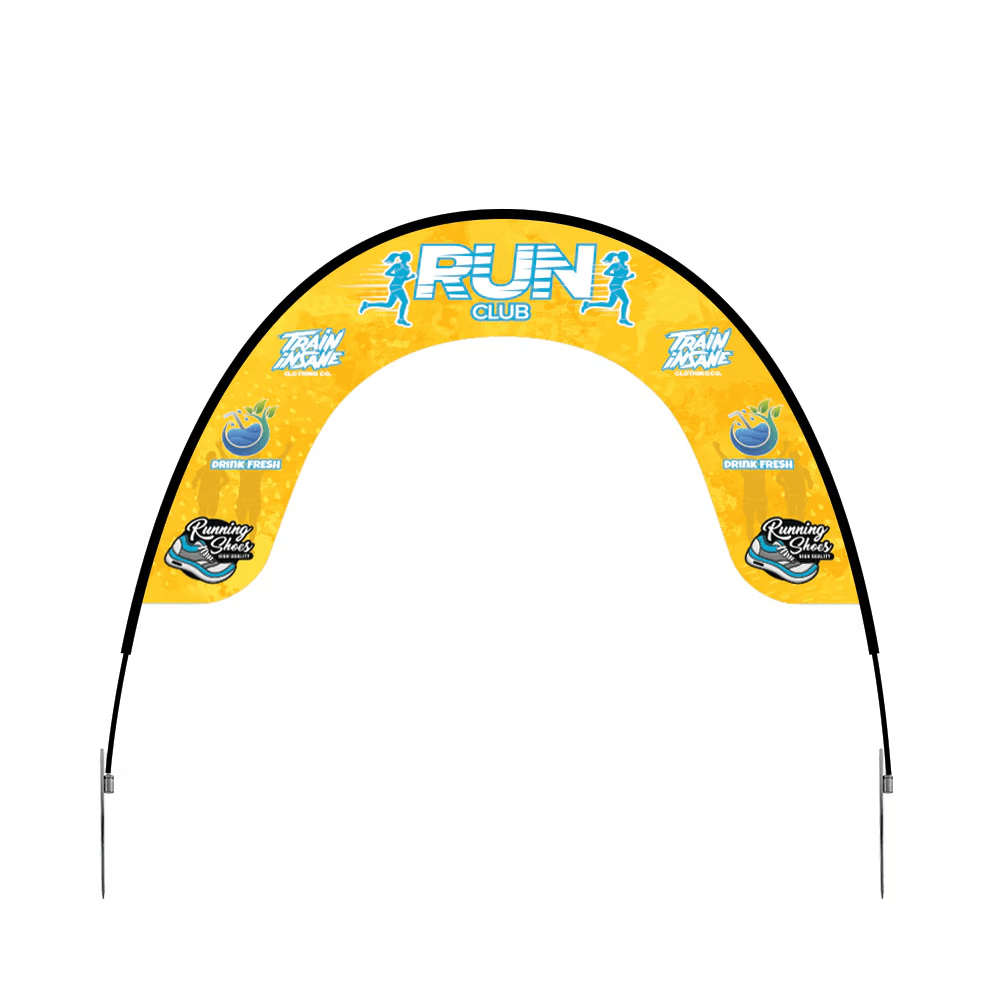 Falcon Archway Fabric Display