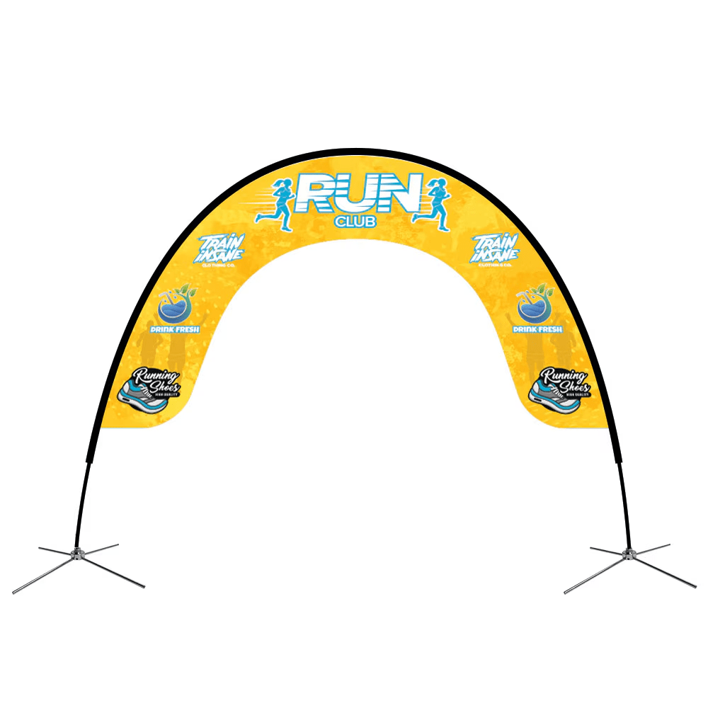 Falcon Archway Fabric Display