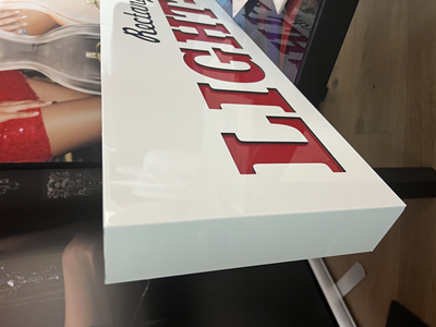 Custom Double Layered Lightbox