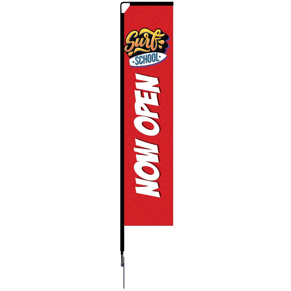 9.8 ft. Mamba Rectangle Large Flags