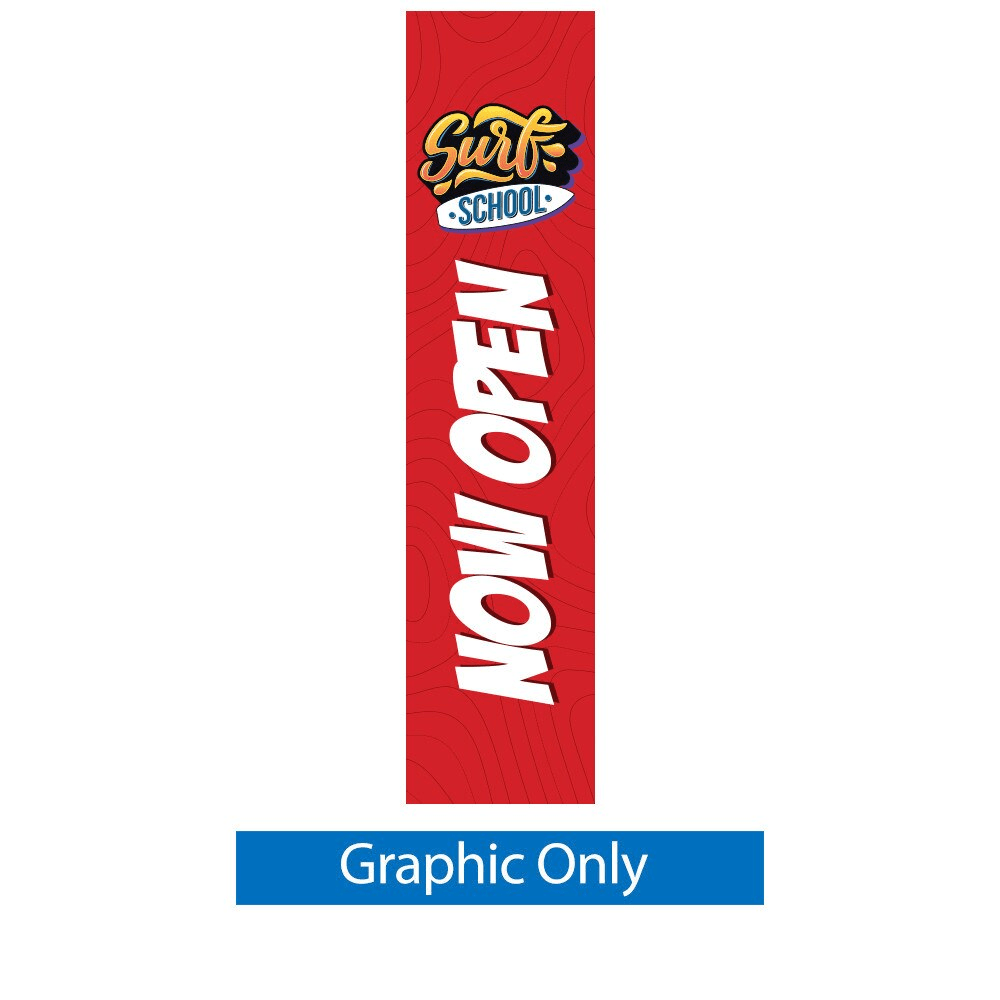 9.8 ft. Mamba Rectangle Large Flags