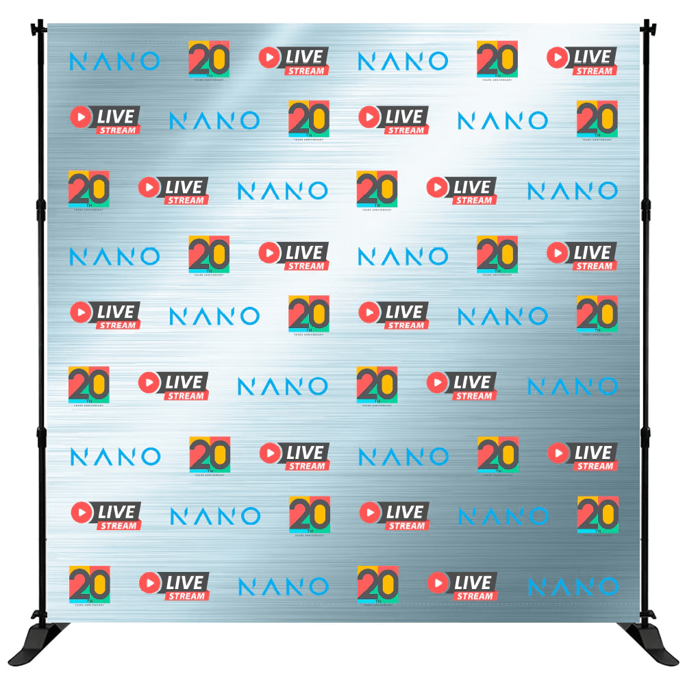 8ft x 7.5ft ONE CHOICE® Slider Banner Stands