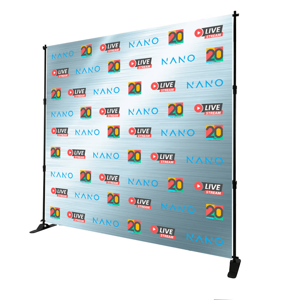 8ft x 7.5ft ONE CHOICE® Slider Banner Stands