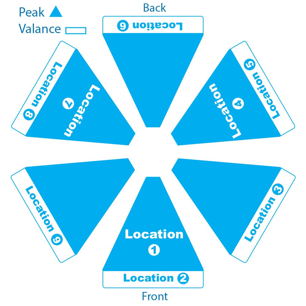 Skycap Umbrella Hexagon (Graphic Only)