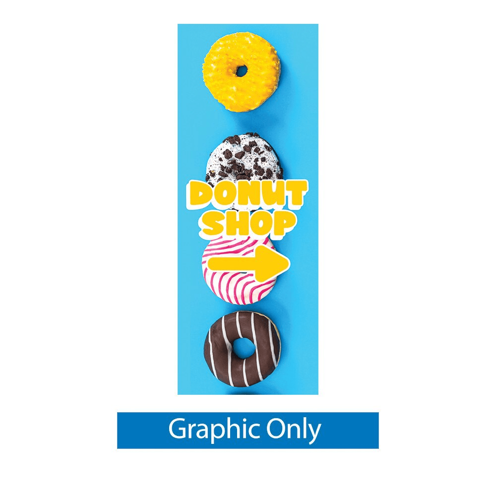 Zeppy Single-Sided Outdoor Banner Stand