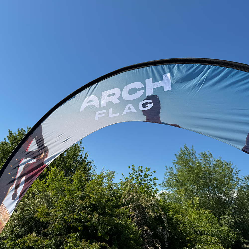 Giant Flex Arch Flag Banner