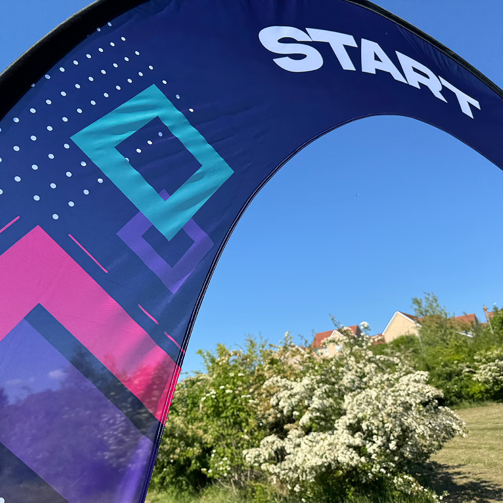 Giant Flex Arch Flag Banner