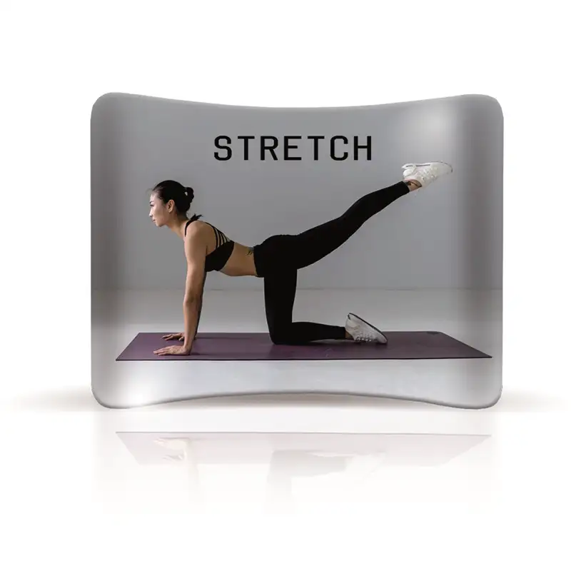 EuroFit Curved Fabric Tube Display - 10x8 ft