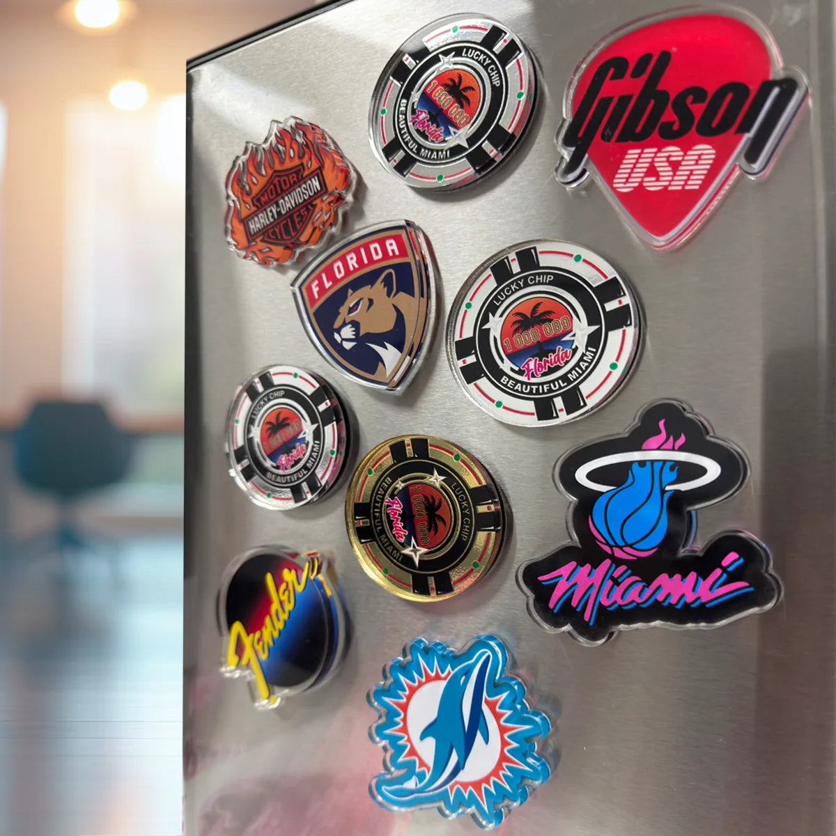 Custom Acrylic 3D Magnets – Durable & Eye-Catching