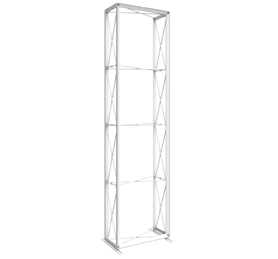 2.5ft x 10ft Embrace Push-fit Tension Fabric Display Hardware (Frame Only)